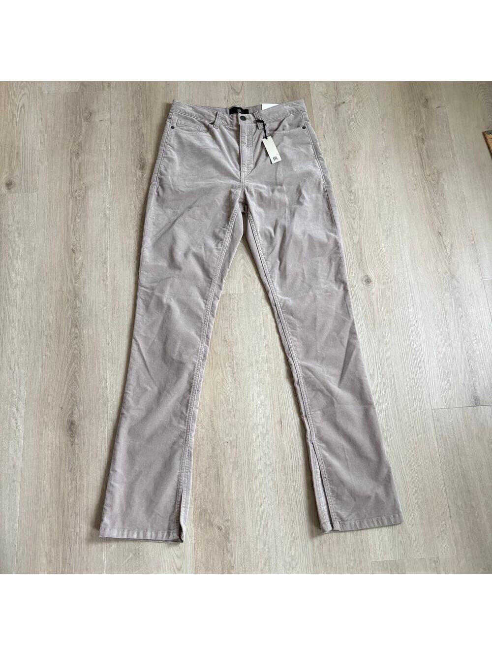 Banana Republic NWT Women's Beige Velvet High Rise Slim Fit Jeans Size 28